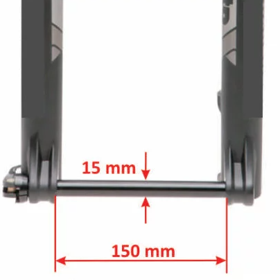 Bike Stand | Front axle quick release